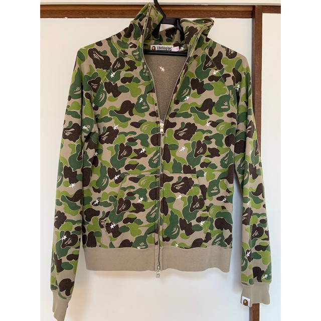 ape  フルzipパーカー　マイロ　L 茶色　bape パーカー