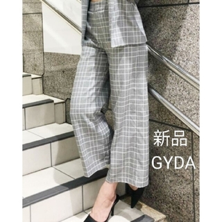 ジェイダ(GYDA)の② 定価9990円 GYDA 後ゴム60cm～ チェック柄ワイドパンツ(バギーパンツ)