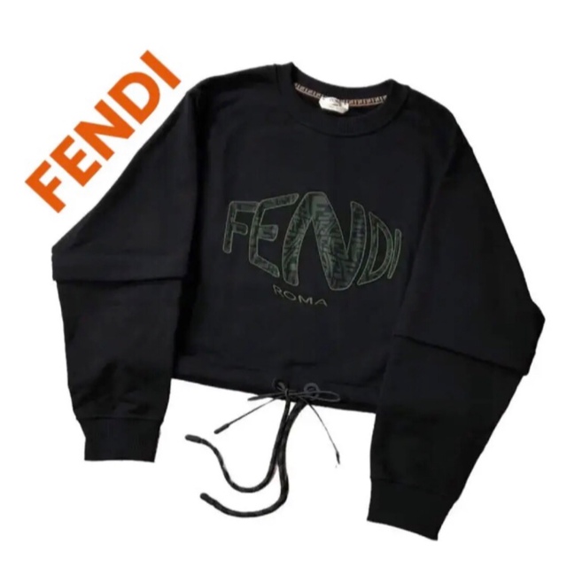 ✨美品✨FENDI✨スウェット◆トレーナー◆ショート丈◆国内正規品