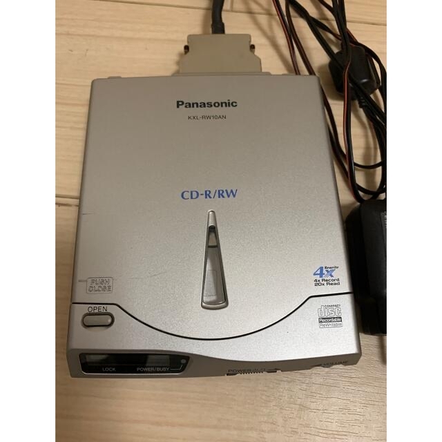 Panasonic(パナソニック)のPanasoic KXL-RW10N ポータブルCD-R/RW ドライブ スマホ/家電/カメラのPC/タブレット(PC周辺機器)の商品写真