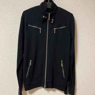 エムエフエディトリアル(m.f.editorial)のm.f.editorial ジップアップ　トップス　サイズL(Tシャツ/カットソー(七分/長袖))