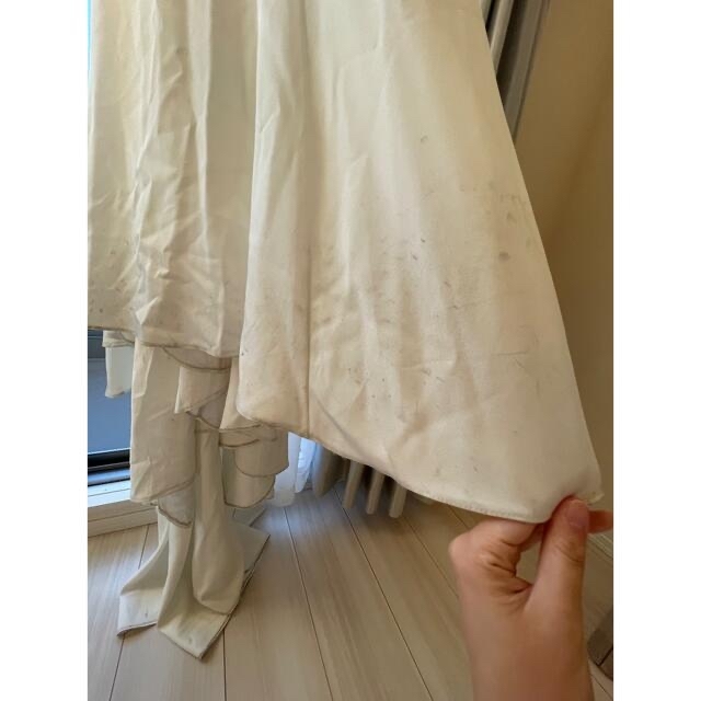 【やっさん様専用】ウェディングドレス マーメイドドレス 二次会 前撮り 白 レディースのフォーマル/ドレス(ウェディングドレス)の商品写真