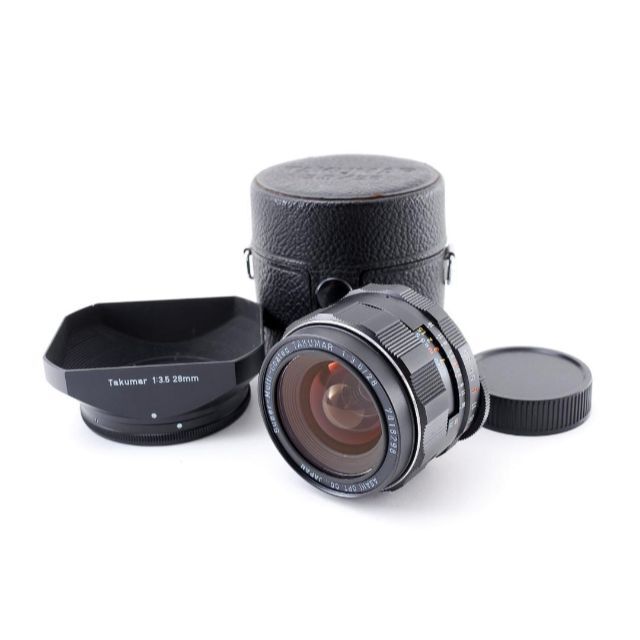 美品 SMC Takumar 28mm F3.5 純正フード ケース付 L471