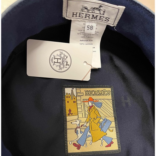 Hermes(エルメス)のエルメス2022秋冬新作ドーヴィル キャップ レディースの帽子(ハット)の商品写真