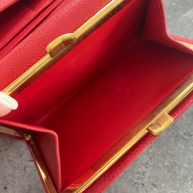 サンローラン YSL 三つ折り財布 レッド www.alberobello.se