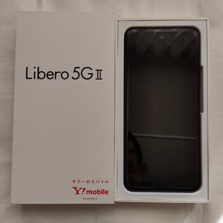 アンドロイド(ANDROID)のY!mobile Libero 5G Ⅱ ブラック 室内短期使用のみ(スマートフォン本体)