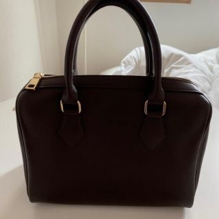 ランデブー(RANDEBOO)のRANDEBOO Minimal boston bag ランデブー ブラウン(ハンドバッグ)