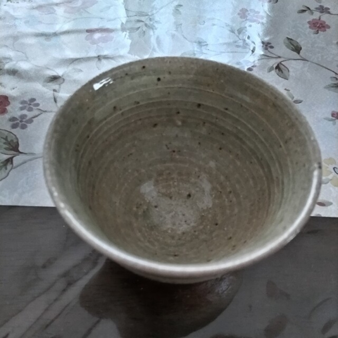 ゴッホ 星月夜 伊賀焼 菊山当年男 作 茶碗 在銘印 無傷 保証 合箱