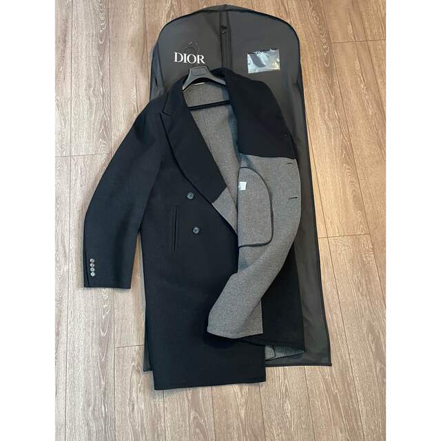 DIOR HOMME(ディオールオム)の◼️DIOR by Kim wool double coat 定価50万 メンズのジャケット/アウター(チェスターコート)の商品写真