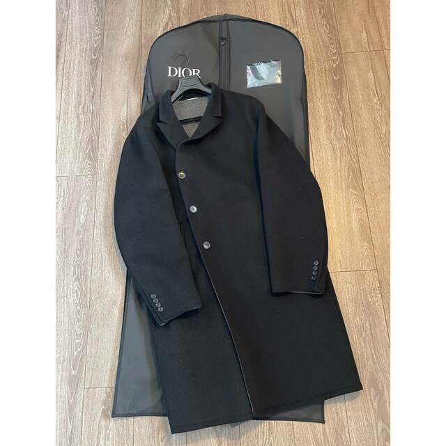 DIOR HOMME(ディオールオム)の◼️DIOR by Kim wool double coat 定価50万 メンズのジャケット/アウター(チェスターコート)の商品写真