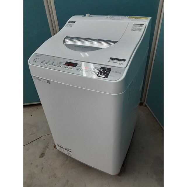 2021年製 シャープ洗濯乾燥機5.5kg/3.5k ES-TX5E-S 割引売上 laverite.mg