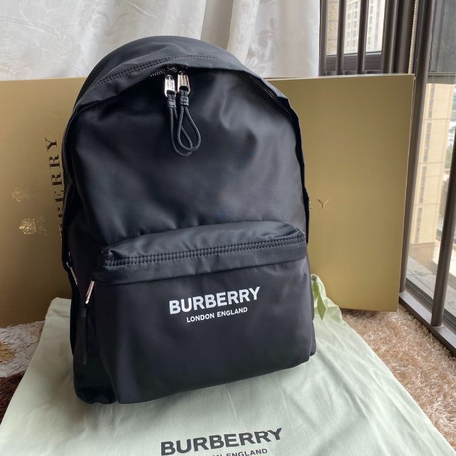 BURBERRY バーバリーロゴプリント ナイロン バックパック
