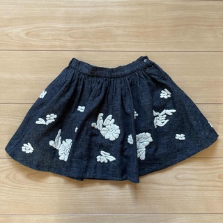ボンポワン(Bonpoint)のBonpoint🍒刺繍スカート(スカート)