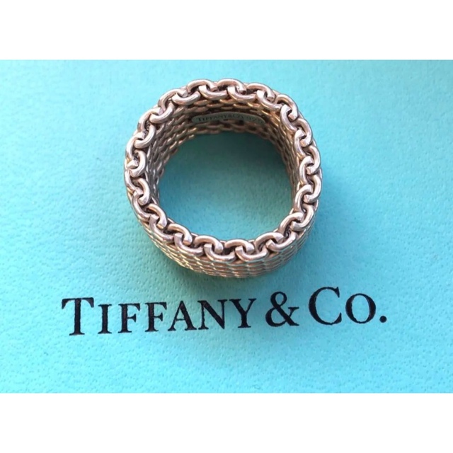 Tiffany & Co. - H1225ティファニー リング サマセットメッシュ 約9号の通販 by 冬木's shop｜ティファニーならラクマ