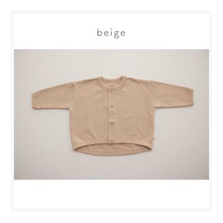 ユニクロ(UNIQLO)の本日限定お値下げ！PUPO 日本製 カーディガン beige 100size(カーディガン)