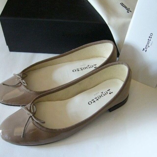 Repetto(レペット)●絶妙美カラー♪パテント素材バレエシューズ37.5