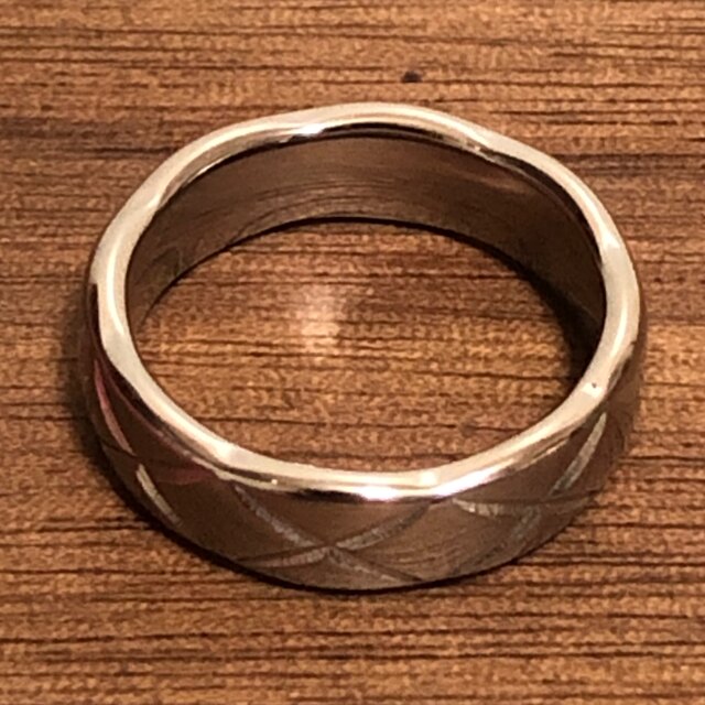 キルティングリングシルバー9号 レディースのアクセサリー(リング(指輪))の商品写真