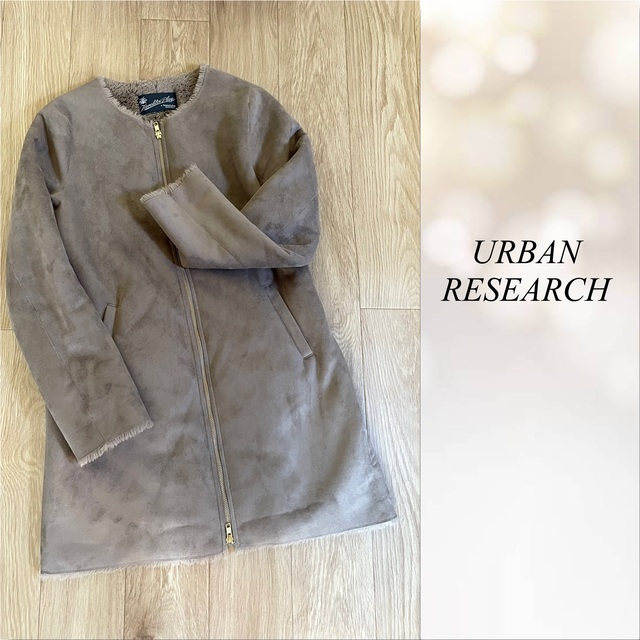 URBAN RESEARCH(アーバンリサーチ)の【URBANRESEARCHアーバンリサーチ】フェイクムートンコート レディースのジャケット/アウター(ムートンコート)の商品写真