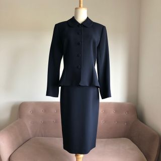 ハナエモリ(HANAE MORI)のクリーニング済み　HANAE MORI ハナエモリ お受験スーツ　9号　濃紺(スーツ)