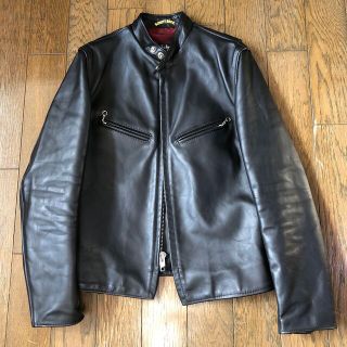 schott - ショット schott 立襟 シングルライダース 38の通販 by