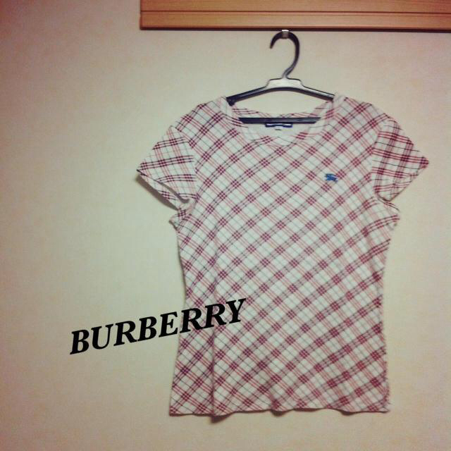 BURBERRY(バーバリー)のバーバリー＊チェックTシャツ レディースのトップス(Tシャツ(半袖/袖なし))の商品写真