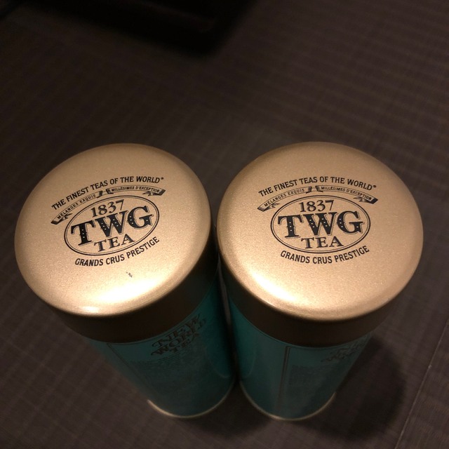 TWG TEA 紅茶　NEW WORLD TEA空き缶　2本 インテリア/住まい/日用品のキッチン/食器(容器)の商品写真