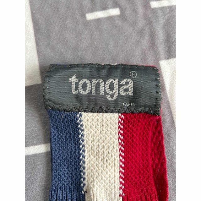 tonga(トンガ)の値下げしました↓tonga 抱っこ紐　スリング　M キッズ/ベビー/マタニティの外出/移動用品(抱っこひも/おんぶひも)の商品写真