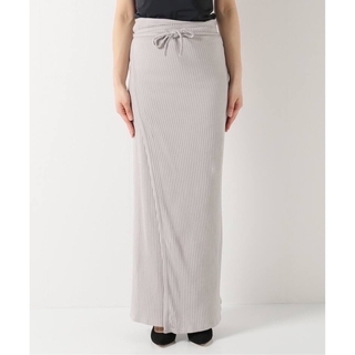 エディットフォールル(EDIT.FOR LULU)のbaserange big skirt gray purple xs(ロングスカート)