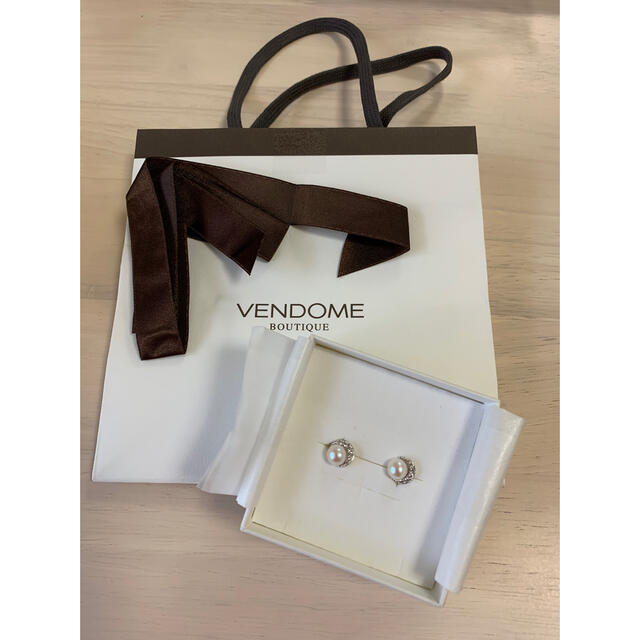 VENDOME BOUTIQUE★ヴァンドームブティック★フープ　パール　ピアス