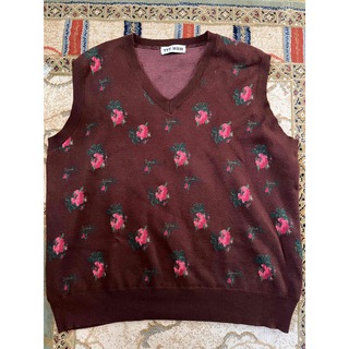 TTT_MSW ttt msw 20aw flower knit vest