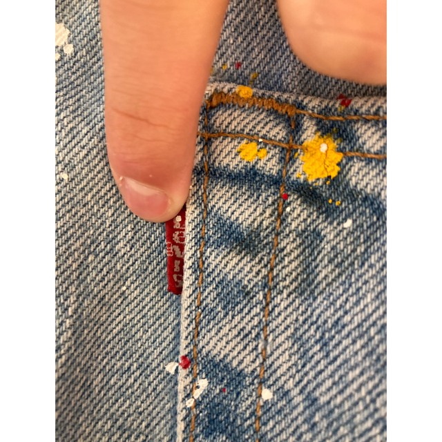 Levi's(リーバイス)のLevi's 550 ペイントデニム　USA製 メンズのパンツ(デニム/ジーンズ)の商品写真