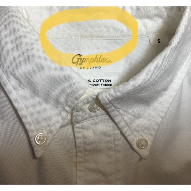GYMPHLEX(ジムフレックス)の【お取置き済】Gymphlex | オックスフォード ボタンダウンシャツ メンズのトップス(シャツ)の商品写真