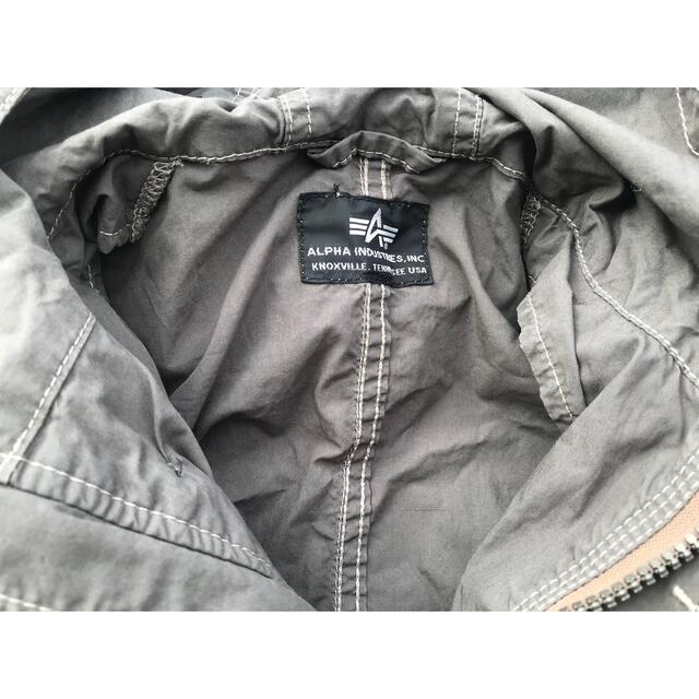 ALPHA INDUSTRIES(アルファインダストリーズ)の値下げ アルファ ミリタリージャケット キッズ/ベビー/マタニティのキッズ服男の子用(90cm~)(ジャケット/上着)の商品写真