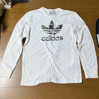 アディダス(adidas)のアディダス  ロンT メンズ　サイズL(Tシャツ/カットソー(七分/長袖))