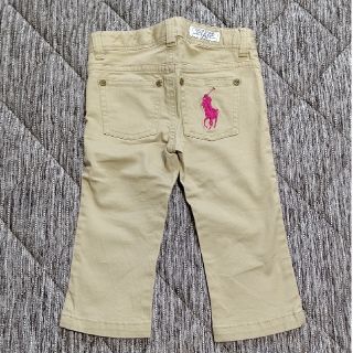 ポロラルフローレン(POLO RALPH LAUREN)のラルフローレン  ベージュ  チノ パンツ  2T  ビッグポニー(パンツ/スパッツ)