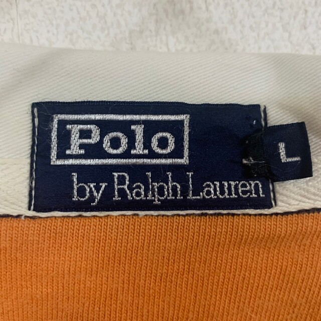 Ralph Lauren(ラルフローレン)のラルフローレン ラガーシャツ 長袖ポロシャツ ビッグボーダー バイカラー レディースのトップス(ポロシャツ)の商品写真