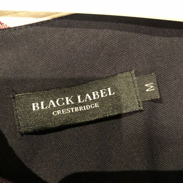 BLACK LABEL CRESTBRIDGE(ブラックレーベルクレストブリッジ)のブラックレーベル　シャツ　紺色　Mサイズ メンズのトップス(シャツ)の商品写真