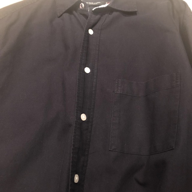 BLACK LABEL CRESTBRIDGE(ブラックレーベルクレストブリッジ)のブラックレーベル　シャツ　紺色　Mサイズ メンズのトップス(シャツ)の商品写真
