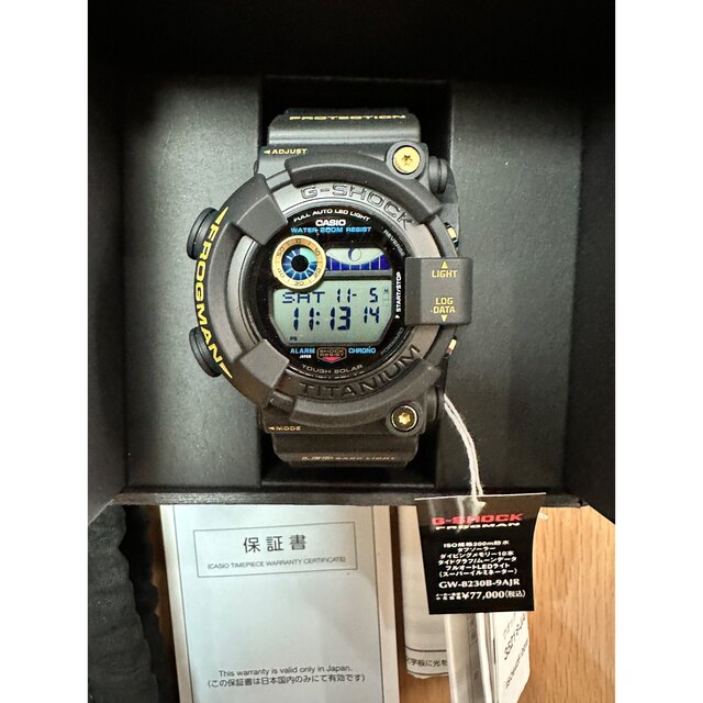 緊迫ウクライナ情勢 G-SHOCK フロッグマン 30周年記念モデル GW-8230B-9AJR - touahria.com