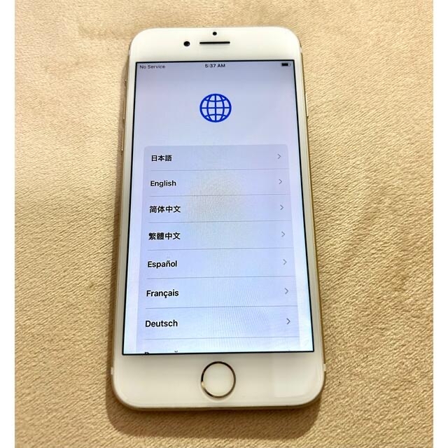 iPhone(アイフォーン)のiPhone7本体 iPhone 7 gold ゴールド 128 simフリー スマホ/家電/カメラのスマートフォン/携帯電話(スマートフォン本体)の商品写真