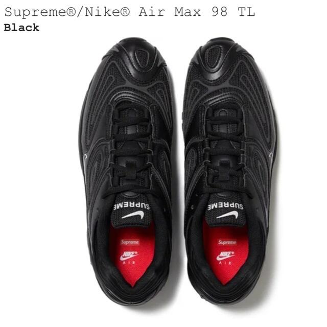 Supreme - Supreme × Nike Air Max 98 TL "Black"の通販 by ☆いろは☆shop｜シュプリームならラクマ