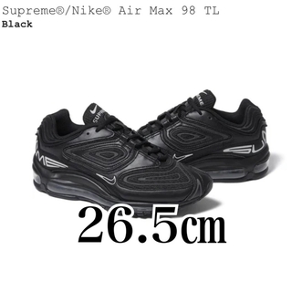 Supreme - Supreme × Nike Air Max 98 TL "Black"
