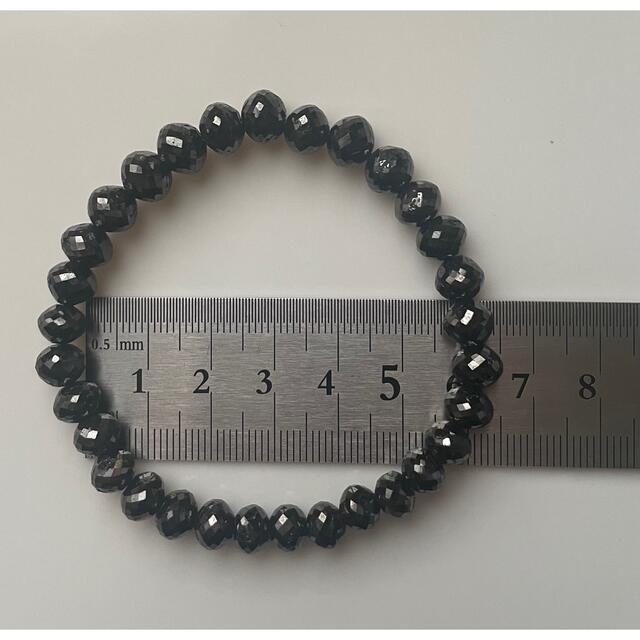 希少 高品質 100ctワイヤー仕上】ブラックダイヤモンド ブレスレット
