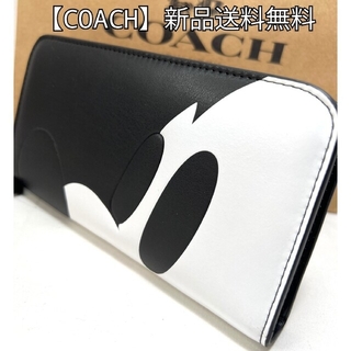 コーチ(COACH)の【COACH】coach コーチ 長財布 ミッキーマウスコラボ 横顔(財布)