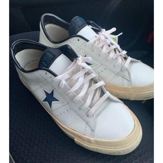 コンバース(CONVERSE)のconverse all star onestar White navy 27(スニーカー)