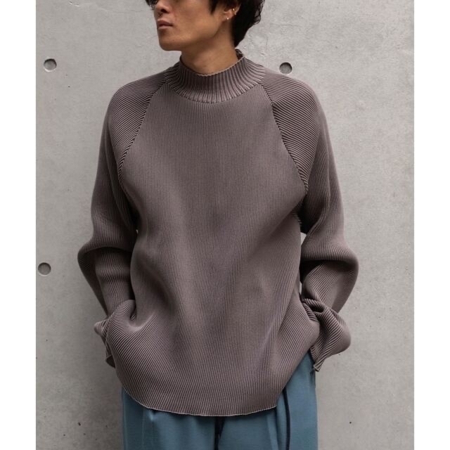 stein OVERSIZED GRADATION PLEATS LSニット/セーター