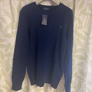 ポロラルフローレン(POLO RALPH LAUREN)の2枚 ポロラルフローレン　新品　ニット　ネイビー(ニット/セーター)