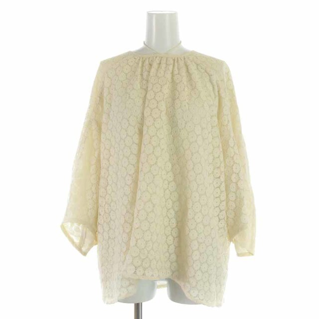 CLANE FLORETS LACE CURVE TOPS 1 S アイボリー約655cmゆき丈