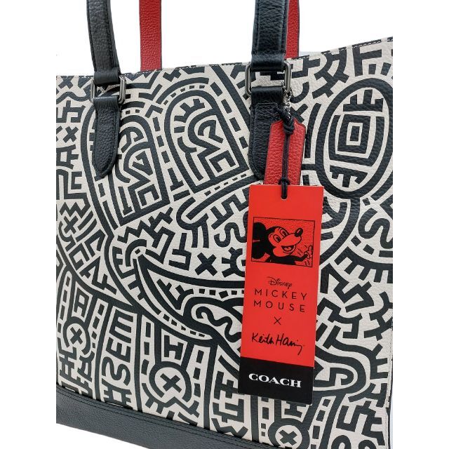 未使用品!COACH【コーチ】ミッキー×キースヘリング コラボ トート