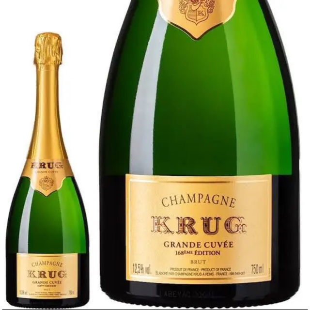 シャンパン KRUG クリュッグ シャンパーニュ グラン キュヴェ ブリュット きました